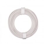 Couronne de fil de câblage souple blanc 0.25mm2 x 10m UTM-102510BC