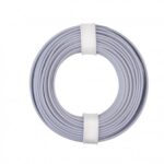 Couronne de fil électrique souple gris 0.25mm2 x 10m UTM-102510GS