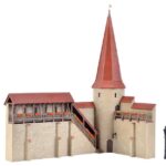 Mur d'enceinte avec tour KIBRI-38915