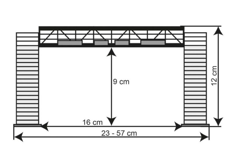 Auhagen Passerelle HO 1/87 – Kit Découpe Laser Pour Diorama Ferroviaire – Modélisme Adulte