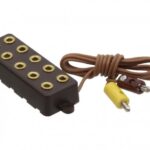 Barrette de connexion à fiche 5 entrées 2 pôles UTMMF750