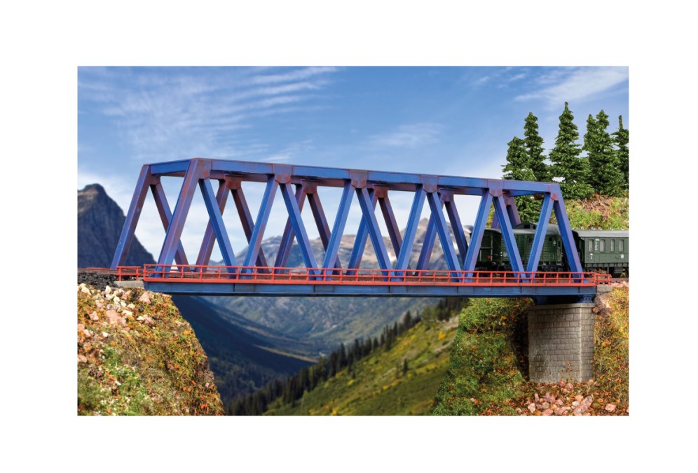 KIBRI 37667 suggestion de mise en situation pont métallique Pont métallique N KIBRI-37667