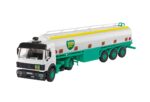 Kibri-14670 HO Camion citerne en kit Mercedes Benz avec remorque 3 essieux BP