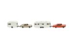 Wiking-92210 set de 2 voitures avec caravanes échelle N