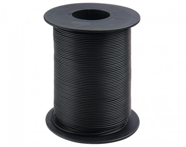 Fil de câblage noir 0.25mm2 x 100m UTM-1025100NR