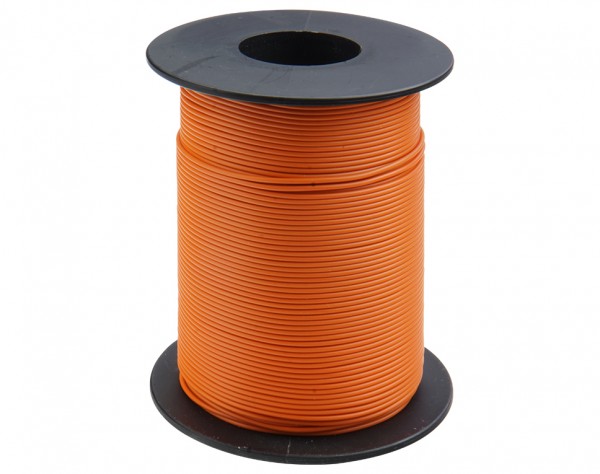 Fil de câblage orange 0.25mm2 x 100m UTM-1025100OE