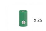 UTM MF 72425 fiches femelles 2,6mm vert