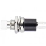 Bouton poussoir unipolaire blanc UTM-BP1P01MBC