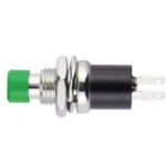 Bouton poussoir unipolaire vert UTM-BP1P01MVT