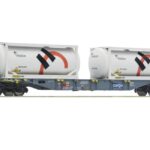 Wagon porte conteneurs Holcim ROCO-76943