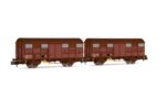 ARNOLD-HN6570 Coffret de 2 wagons couverts Type Kv Permaplex