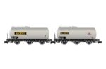 ARNOLD-HN6607 Coffret de 2 wagons citernes ALGECO à 3 essieux