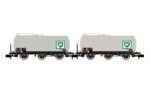 ARNOLD-HN6608 Coffret de 2 wagons citernes BP à 3 essieux