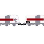 Coffret 2 wagons citerne à 3 essieux ESSO ARNOLD-HN6610