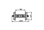 Roco-40186 sachet de 2 essieux diamètre 11mm avec résistance 18 kilos Ohms