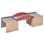 Pont poutrelles en arc WILLS KITS-SS47
