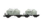 RIVAROSSI-HR6574 Set de 2 wagons à silos de la DB Höchst
