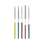Jeu de 5 limes aiguilles diamantées DONAU-M56