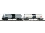 PIKO EXPERT-P97306 Set de 2 wagons citernes Total et Millet SNCF Ep V