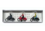 PREISER-10081 Boite de 3 motocyclistes HO
