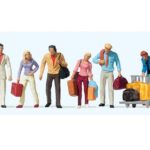 Personnages marchant avec bagages PREISER-10115