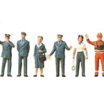 Figurines HO - Cheminots de la DB en gare PREISER-10236