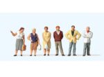 PREISER-10451 Passants - 6 Figurines HO