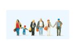PREISER-10516 Voyageurs marchant - 6 figurines HO