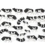 Vaches noires et blanches PREISER-14408