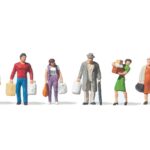 Personnages sortant de magasins PREISER-79015