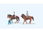 PREISER-79184 Chevaux avec cavaliers - 5 Figurines N