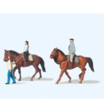 Cheval avec cavalier X 2 PREISER-79184