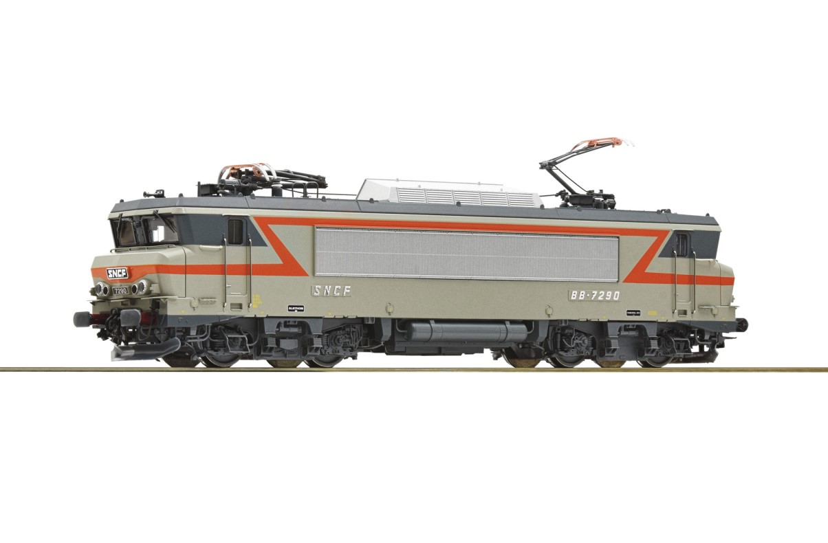 Roco-7500043 Locomotive électrique BB 7290 SNCF Version analogique Locomotive électrique BB 7290 DC ROCO-7500043
