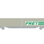 Wagon parois coulissantes FRET SNCF ARNOLD-HN6636