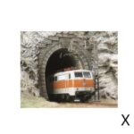 2 entrées de tunnel maçonné voie unique BUSCH-7024