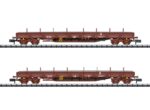 MINITRIX-T18290 Coffret de 2 wagons de chantier SNCF