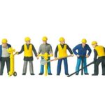 Equipe de poseurs de voie PREISER-10035