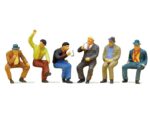 PREISER-10097 Personnages assis - 6 figurines HO