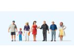 PREISER-10541 Passants en été - 7 figurines HO