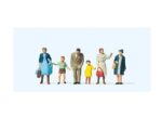 PREISER-14069 Passants et enfants - 6 Figurines HO