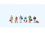 PREISER-79018 Voyageurs marchant - 6 figurines N