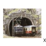 2 entrées de tunnel maçonnées double voies BUSCH-7027