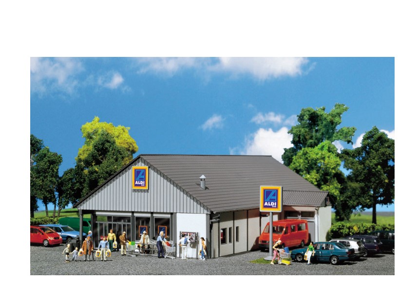 FALLER-130339 Supermarché ALDI HO Supermarché ALDI FALLER-130339