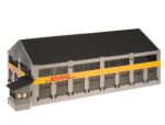 FALLER-130981 Entrepôt DHL vue arrière HO