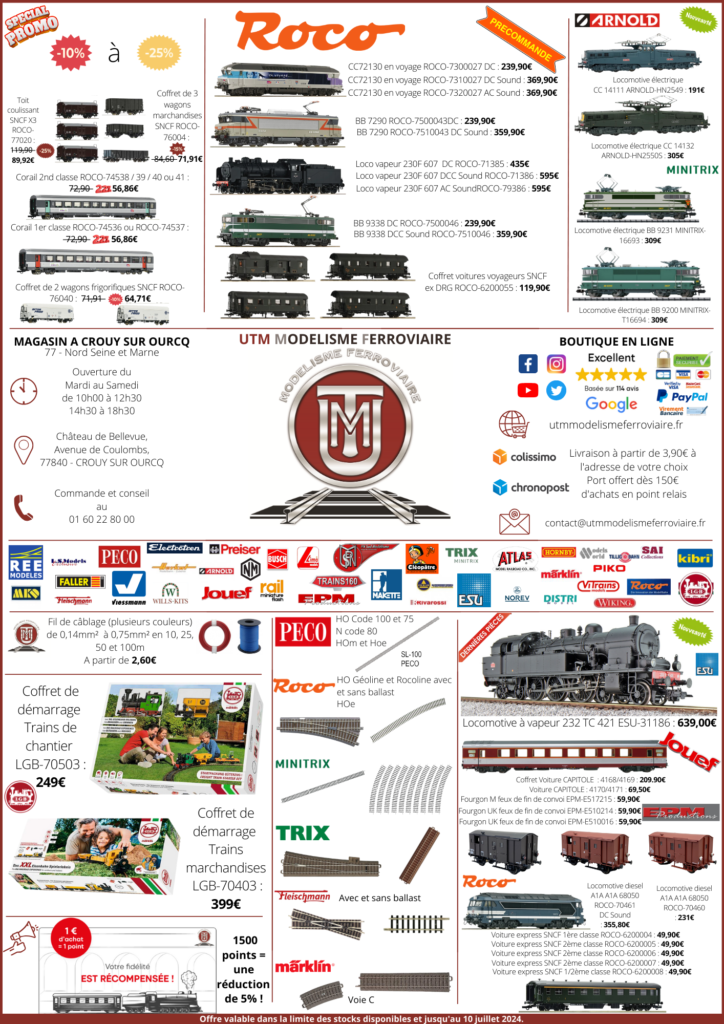 🌟 Découvrez notre nouvelle PUB pour le dernier numéro de RMF ! 🚂🎉 (Mai - Juin)