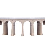 Pont maçonné en courbe KIBRI-39725