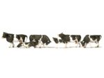 PREISER-10145 Vaches noires et blanches - 6 figurines HO