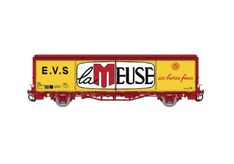Wagon EVS couvert du type Hs La Meuse LS MODELS-30680