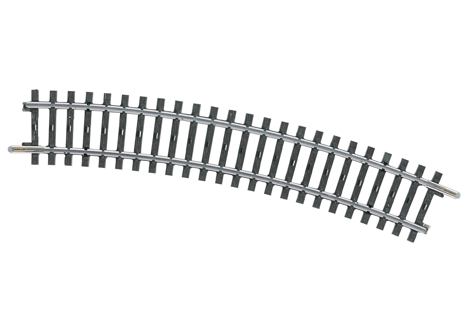 Voie courbe R424.6mm 22°30' voie K MARKLIN-2232