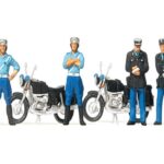 Gendarmes Français avec motos PREISER-10191